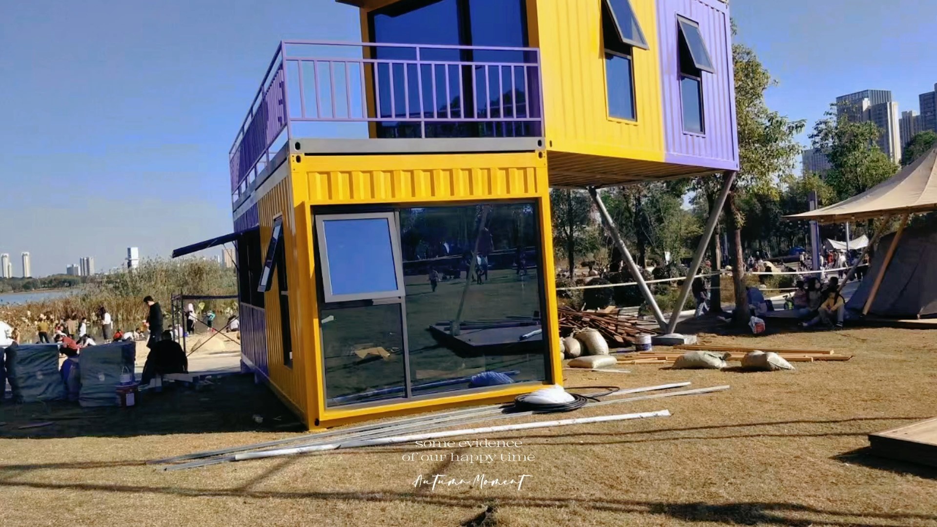 黄冈得胜公园集装箱配套用房项目实景-博客斯房屋案例