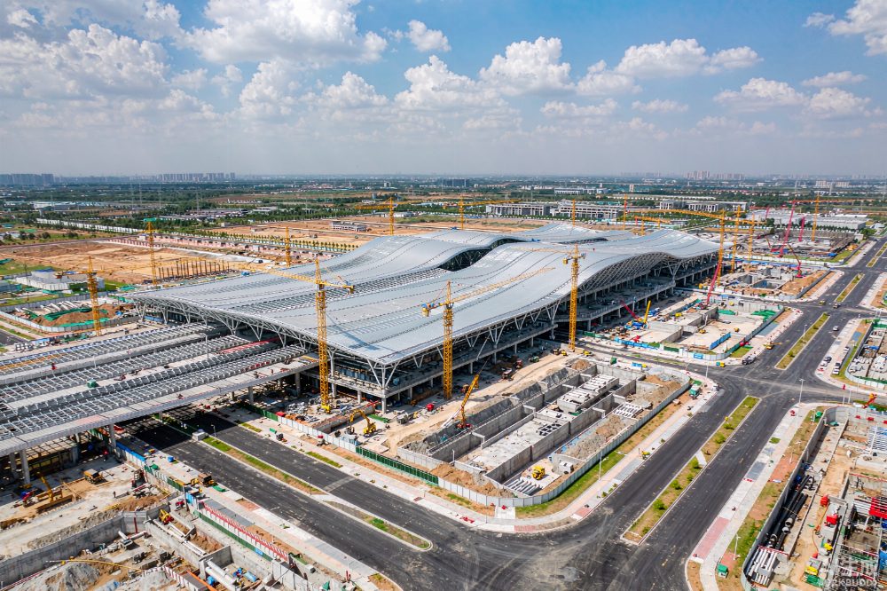 高铁枢纽站城一体化建设场景